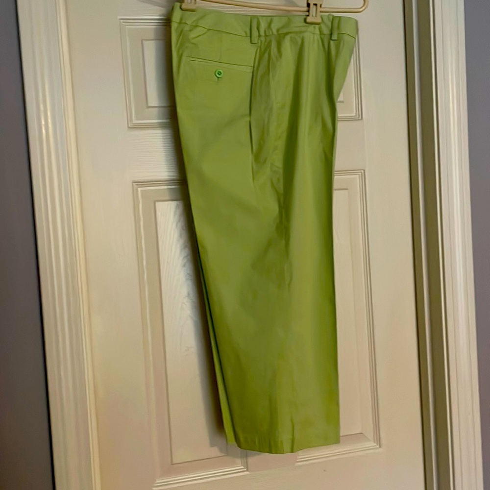 Lands End Stretch Poplin Crop Pants
